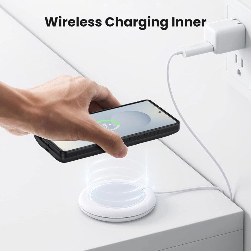 10000mah Batterifodral För Samsung Galaxy S25 Plus / S24 Plus Med Laddare Och Magnetfäste