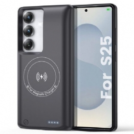 10000mah Externt Batterifodral För Samsung Galaxy S25 / S24 Med Magnetisk Fäste