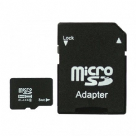 8Gb Micro Sd-Kort Med Sd-Adapter