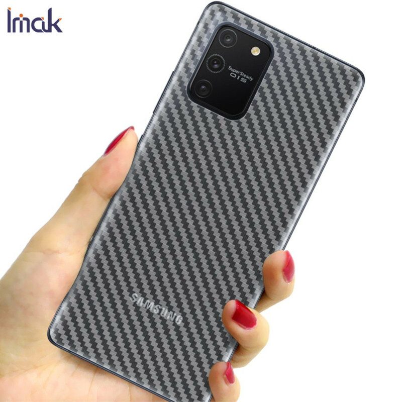 Bakre Film För Samsung Galaxy S10 Lite Carbon Style Imak