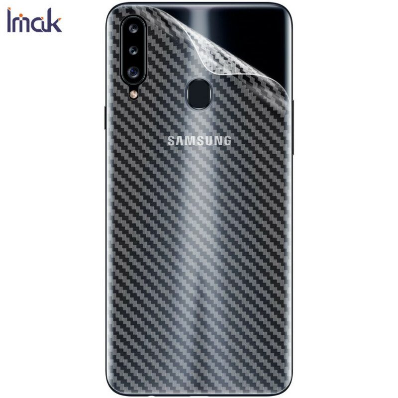Bakskyddsfilm För Samsung Galaxy A20S Carbon Style Imak
