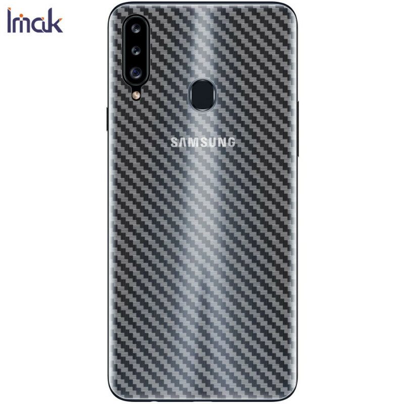 Bakskyddsfilm För Samsung Galaxy A20S Carbon Style Imak