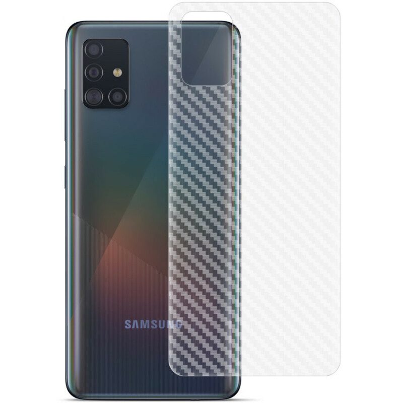 Bakskyddsfilm För Samsung Galaxy A51 Carbon Style Imak
