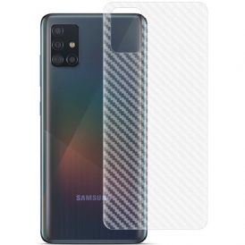 Bakskyddsfilm För Samsung Galaxy A51 Carbon Style Imak