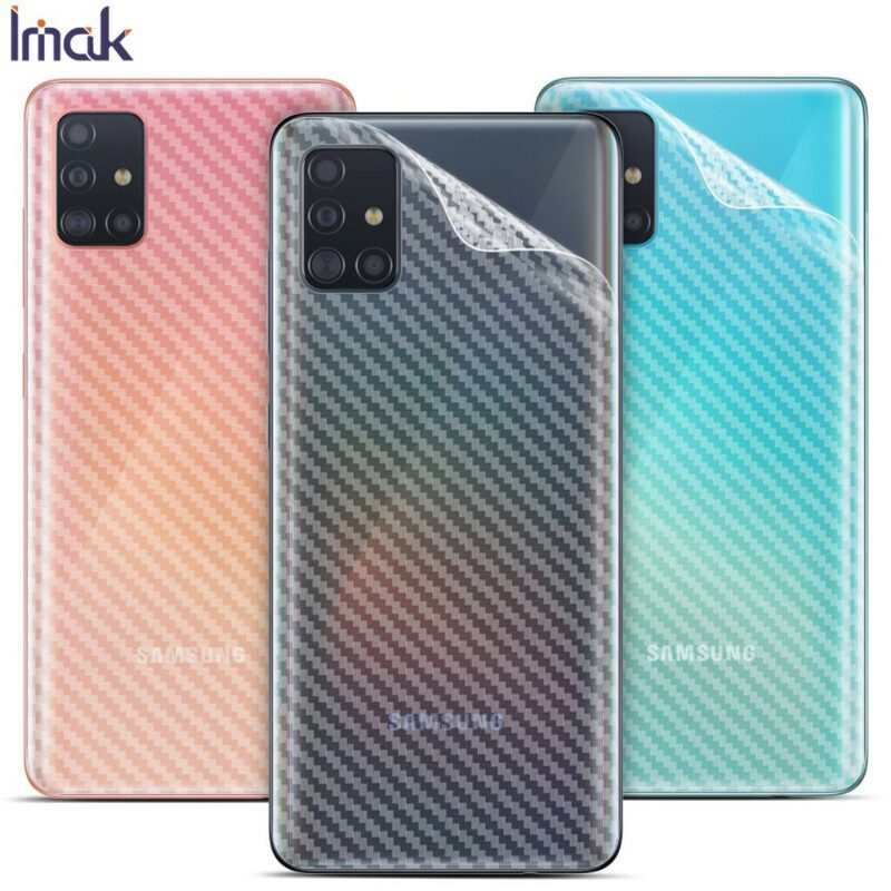 Bakskyddsfilm För Samsung Galaxy A51 Carbon Style Imak