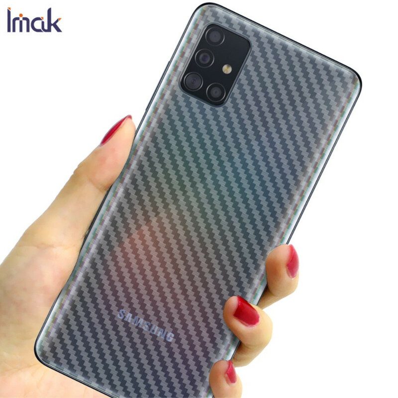 Bakskyddsfilm För Samsung Galaxy A51 Carbon Style Imak