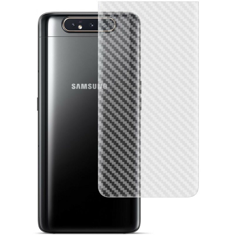 Bakskyddsfilm För Samsung Galaxy A90 / A80 Carbon Style Imak