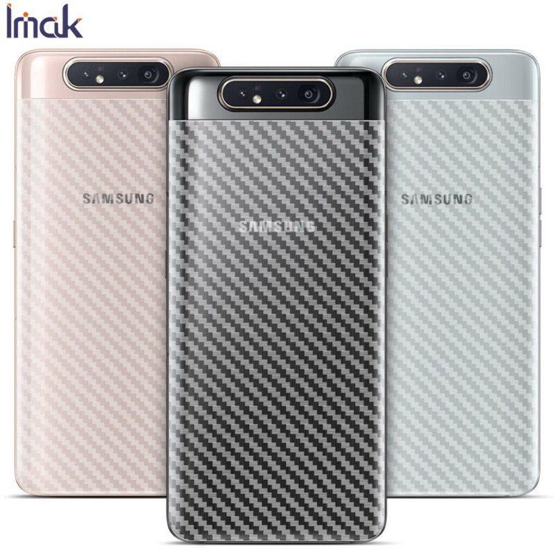 Bakskyddsfilm För Samsung Galaxy A90 / A80 Carbon Style Imak