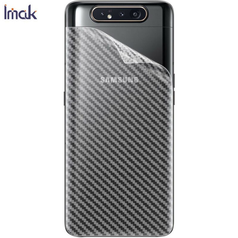 Bakskyddsfilm För Samsung Galaxy A90 / A80 Carbon Style Imak