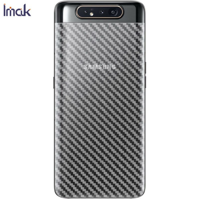 Bakskyddsfilm För Samsung Galaxy A90 / A80 Carbon Style Imak