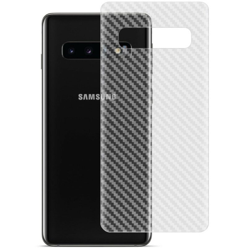 Bakskyddsfilm För Samsung Galaxy S10 Carbon Style Imak