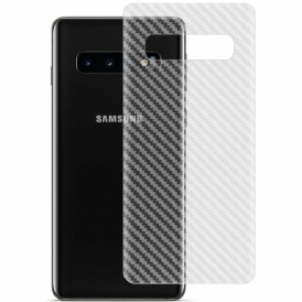 Bakskyddsfilm För Samsung Galaxy S10 Carbon Style Imak