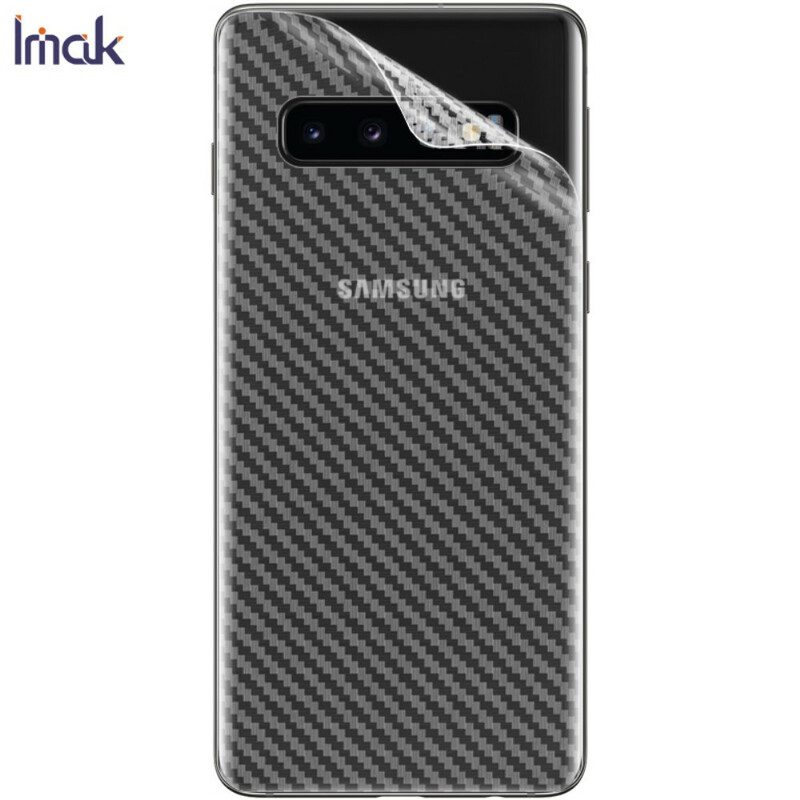 Bakskyddsfilm För Samsung Galaxy S10 Carbon Style Imak