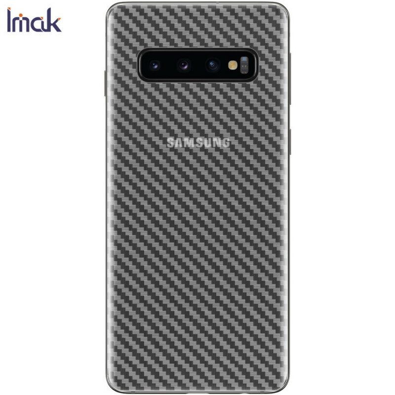 Bakskyddsfilm För Samsung Galaxy S10 Carbon Style Imak