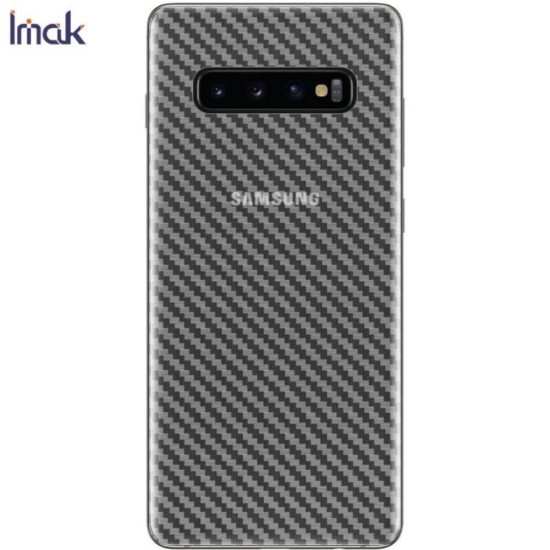 Bakskyddsfilm För Samsung Galaxy S10 Plus Carbon Imak
