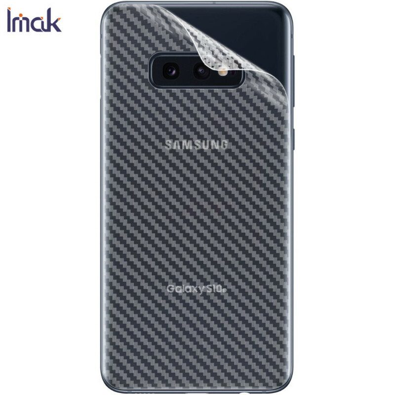 Bakskyddsfilm För Samsung Galaxy S10E Carbon Style Imak