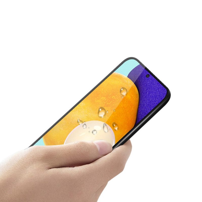 Black Outline Härdat Glasskydd För Samsung Galaxy A53 5G Pinwuyo