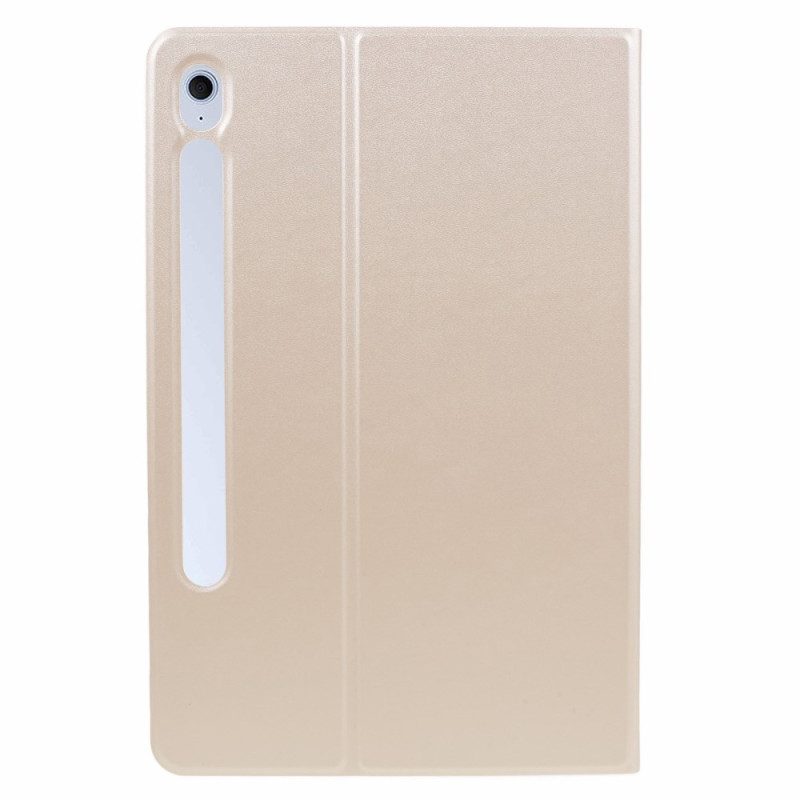 Case Samsung Galaxy Tab S10 Fe Plus Telefonfodral Lädereffekt