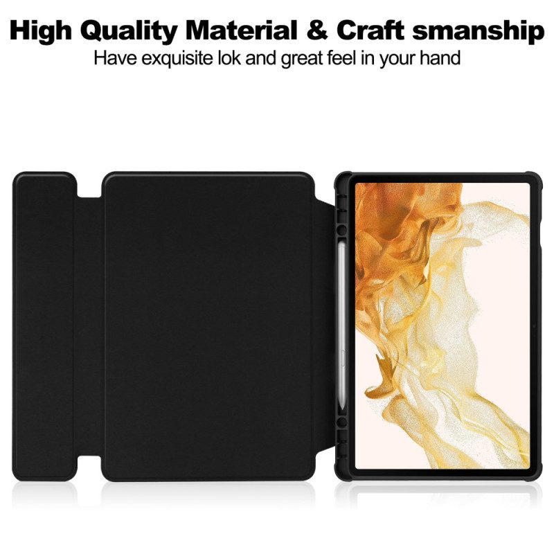 Case Samsung Galaxy Tab S10 Plus Telefonfodral Roterande Stativ