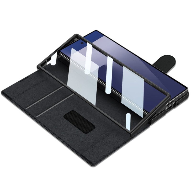 Case Samsung Galaxy Z Fold 7 Telefonfodral Stativ Och Pekpennahållare