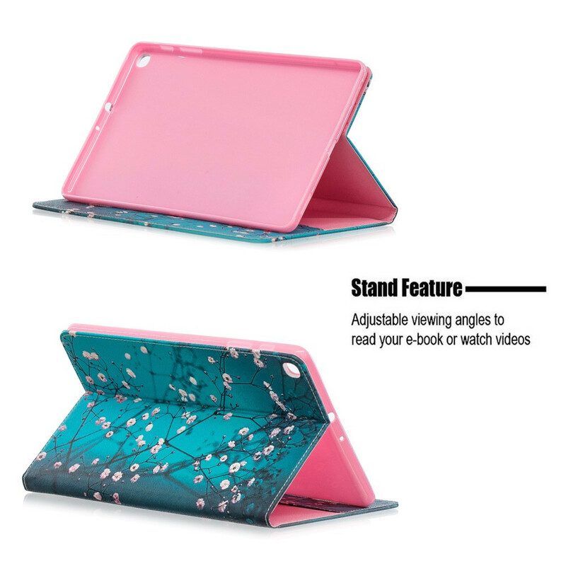 Fodral Case För Samsung Galaxy Tab A 10.1 (2019) Blommande Träd