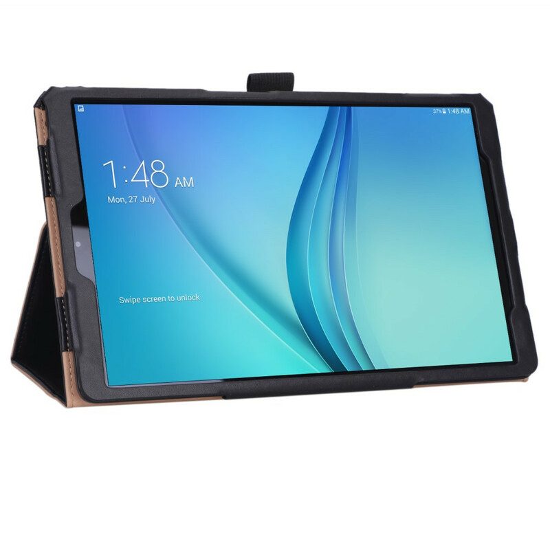 Fodral Case För Samsung Galaxy Tab A 10.1 (2019) Läderstil Med Rem