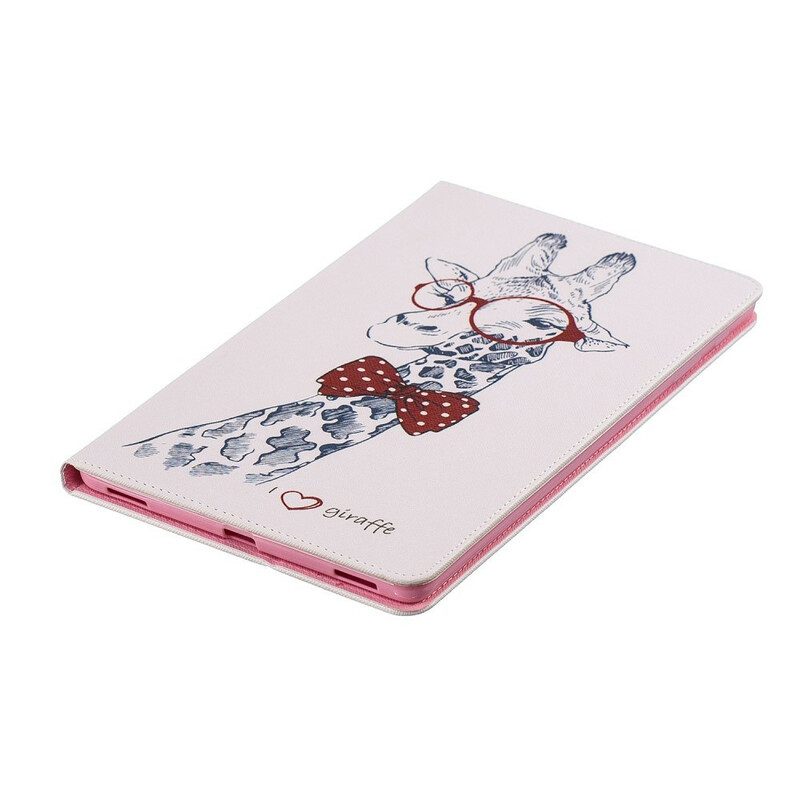 Fodral Case För Samsung Galaxy Tab A 10.1 (2019) Nördig Giraff