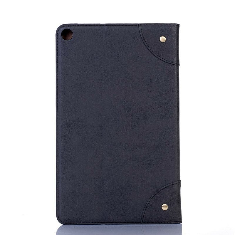 Fodral Case För Samsung Galaxy Tab A 10.1 (2019) Vintage Nitar I Konstläder