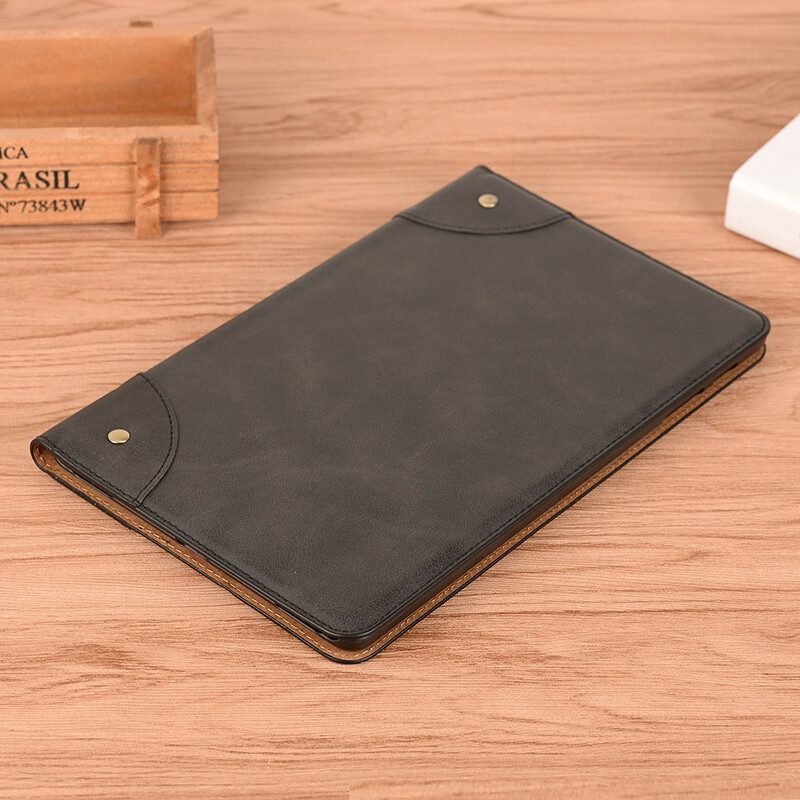 Fodral Case För Samsung Galaxy Tab A 10.1 (2019) Vintage Nitar I Konstläder