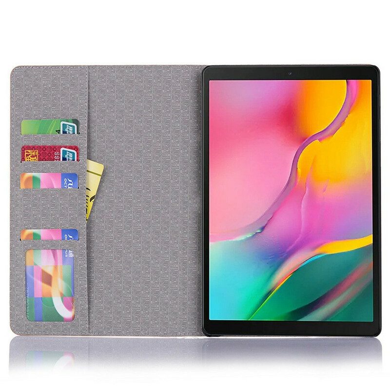 Fodral Case För Samsung Galaxy Tab A7 Lite Krokodilstruktur