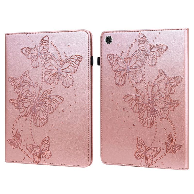 Fodral Case För Samsung Galaxy Tab A8 Styliserade Fjärilar