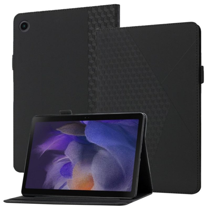 Fodral Case För Samsung Galaxy Tab A8 Texturerat Elastiskt Band