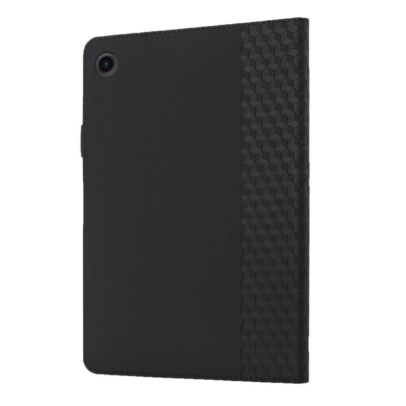 Fodral Case För Samsung Galaxy Tab A8 Texturerat Elastiskt Band