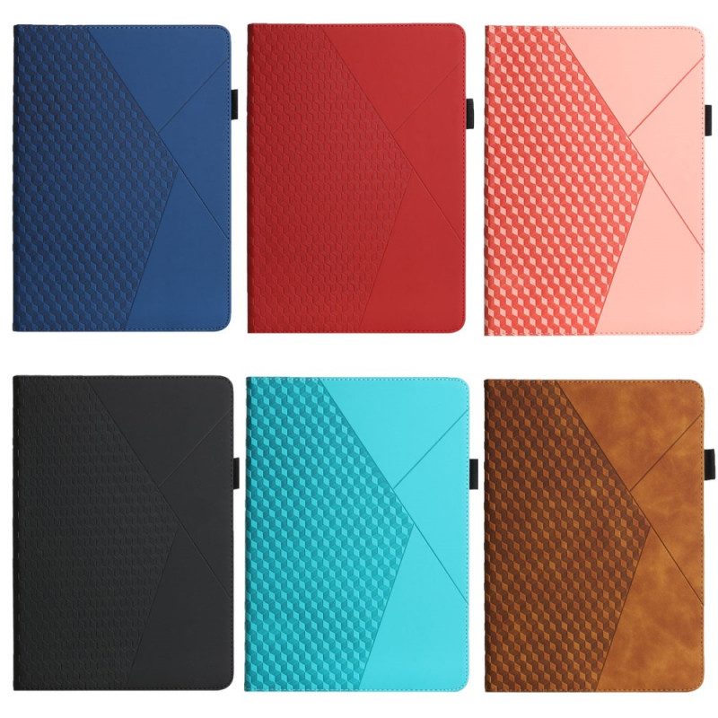 Fodral Case För Samsung Galaxy Tab A8 Texturerat Elastiskt Band