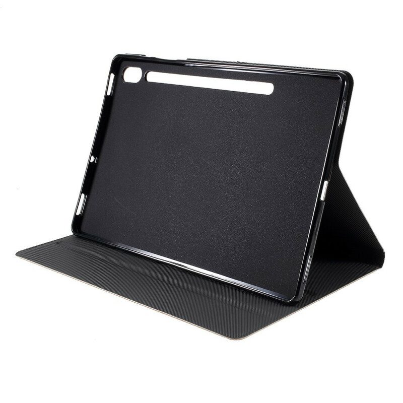 Fodral Case För Samsung Galaxy Tab S6 Kläde