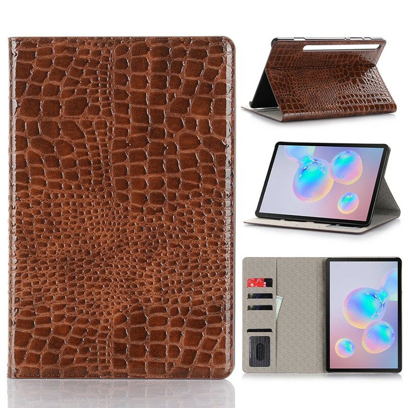 Fodral Case För Samsung Galaxy Tab S6 Krokodilstruktur