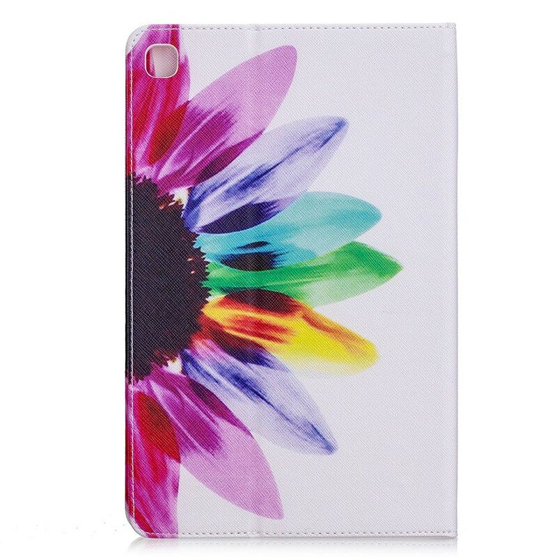 Fodral Case För Samsung Galaxy Tab S6 Lite Akvarellblomma