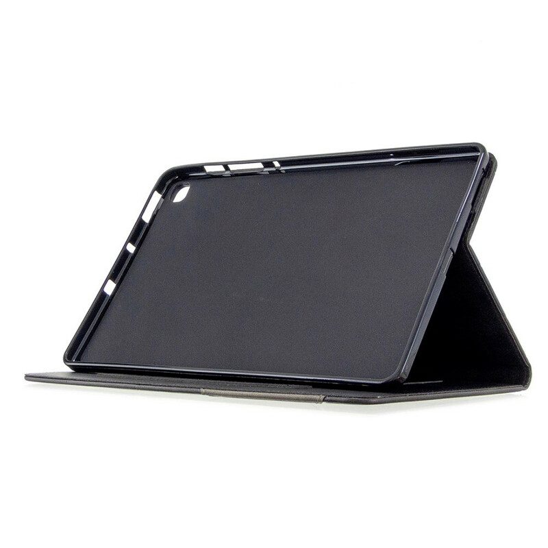 Fodral Case För Samsung Galaxy Tab S6 Lite Geometrisk Lädereffekt