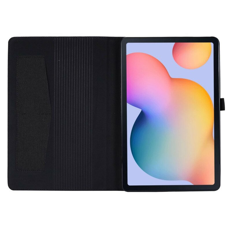 Fodral Case För Samsung Galaxy Tab S6 Lite Kläde