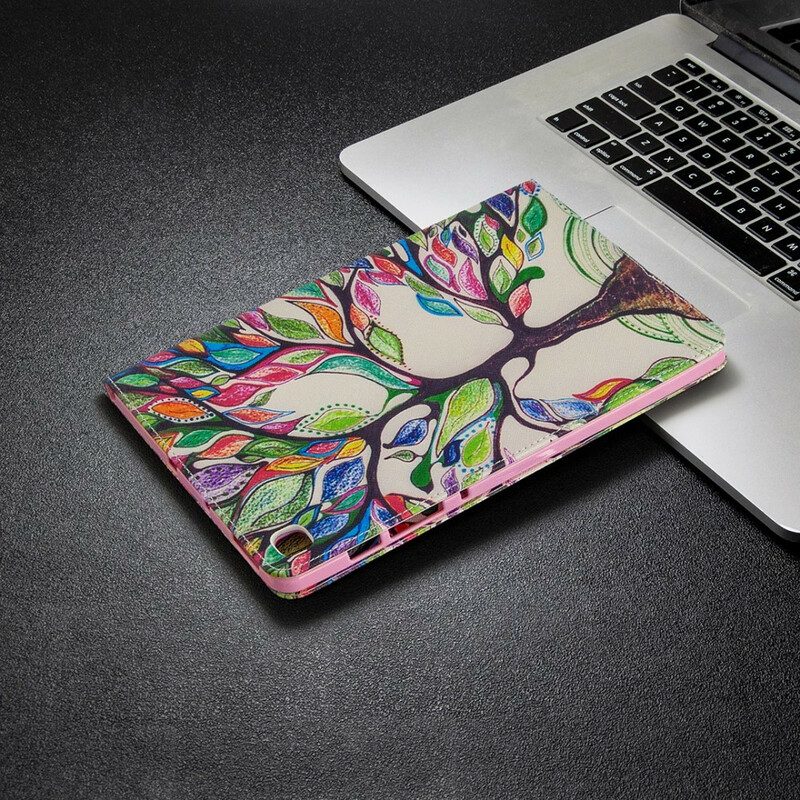 Fodral Case För Samsung Galaxy Tab S6 Lite Trädmålning