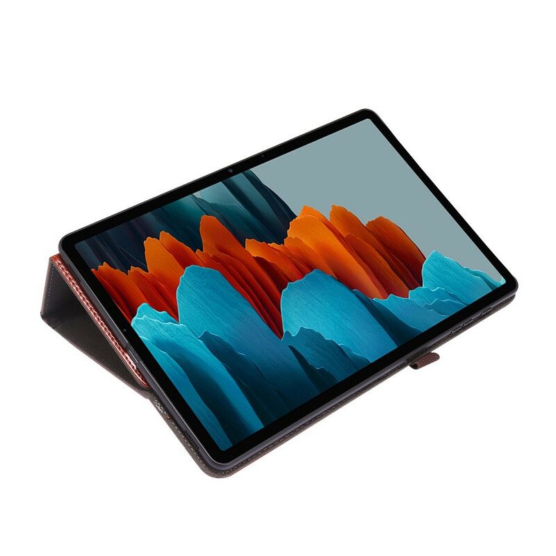 Fodral Case För Samsung Galaxy Tab S7 Plus / Tab S8 Plus 2 Fönsterluckor I Konstläder