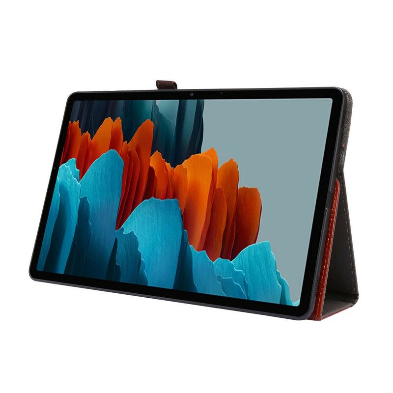 Fodral Case För Samsung Galaxy Tab S7 Plus / Tab S8 Plus 2 Fönsterluckor I Konstläder