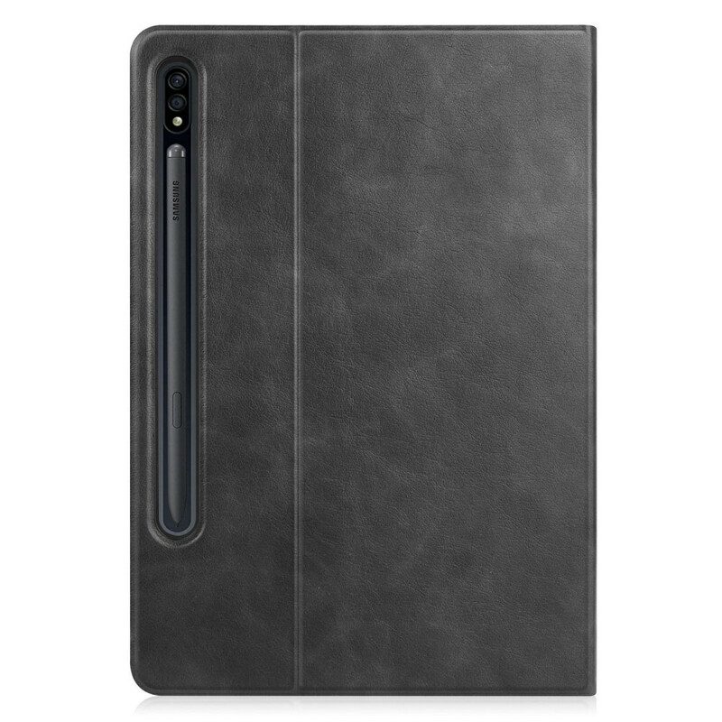 Fodral Case För Samsung Galaxy Tab S7 Plus / Tab S8 Plus Klassiskt Konstläder