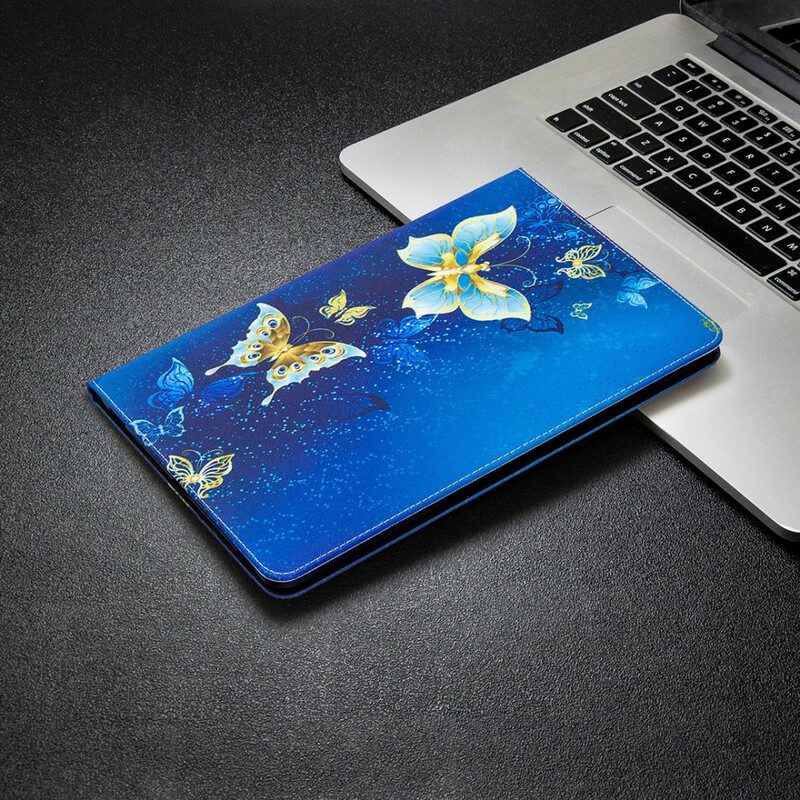 Fodral Case För Samsung Galaxy Tab S7 / Tab S8 Ärbara Fjärilar