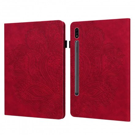 Fodral Case För Samsung Galaxy Tab S7 / Tab S8 Blomstertryck