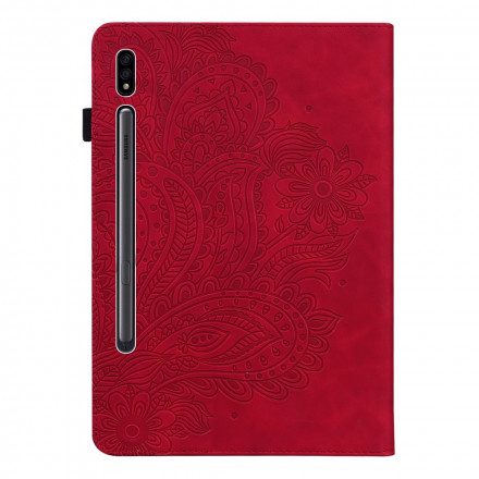 Fodral Case För Samsung Galaxy Tab S7 / Tab S8 Blomstertryck