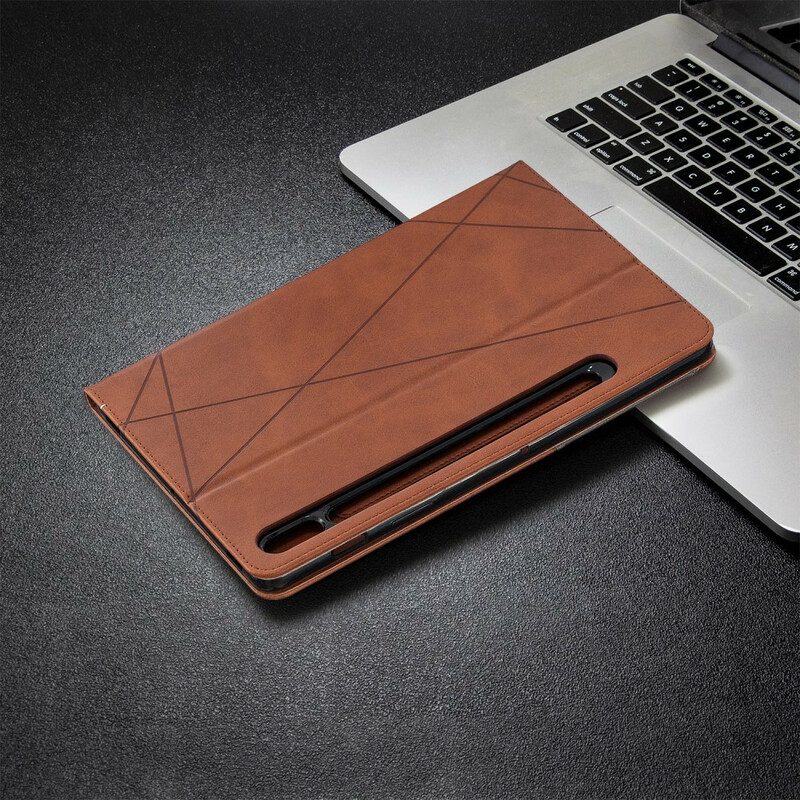 Fodral Case För Samsung Galaxy Tab S7 / Tab S8 Geometri