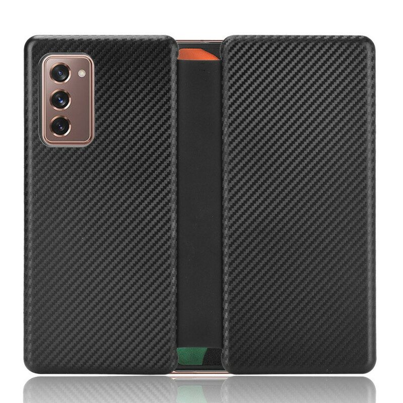 Fodral Case För Samsung Galaxy Z Fold 2 Kolfiber