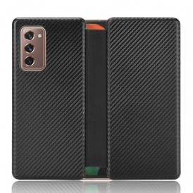 Fodral Case För Samsung Galaxy Z Fold 2 Kolfiber