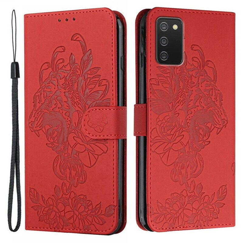 Fodral För Samsung Galaxy A02s Med Kedjar Barock Strappy Tiger